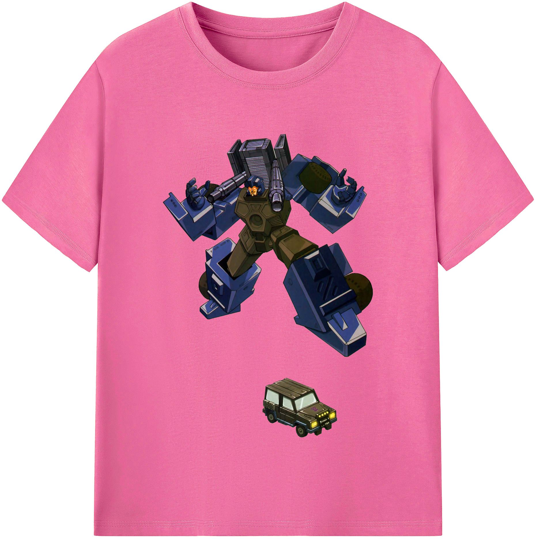 （画像用）  レディースカジュアルプリントTシャツ（綿100％）